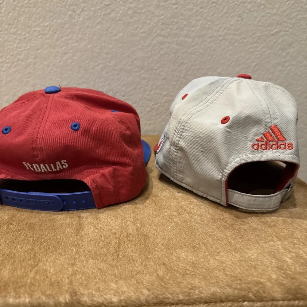 (2) FC Dallas MLS Baseball Caps. OS. Perfect Condition. Brands -‎ MLS &Adidas